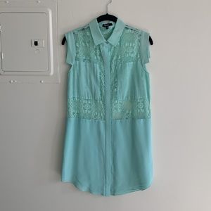 Funktional Mint Silk Lace Mini from Revolve